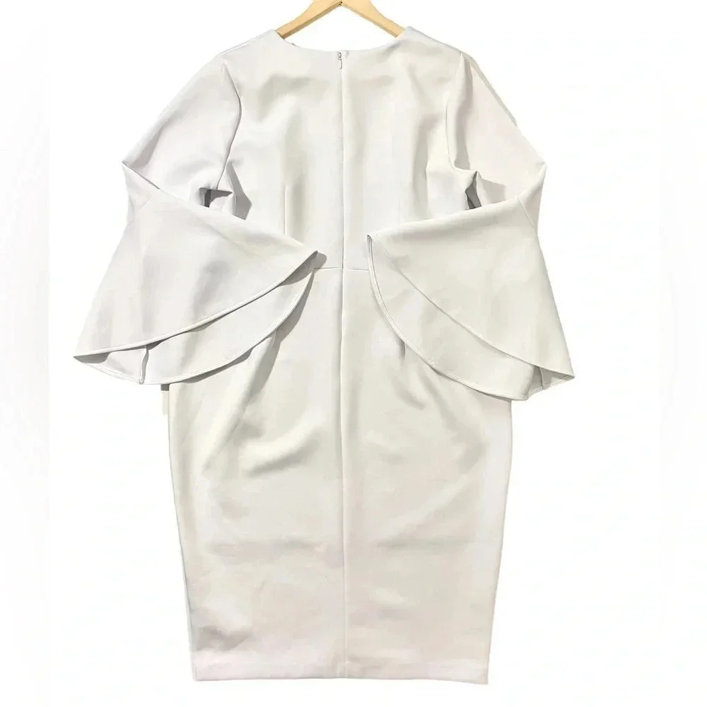NWT Eloquii Flare Sleeve Scuba Plus Size Dress - Picture 6 of 7